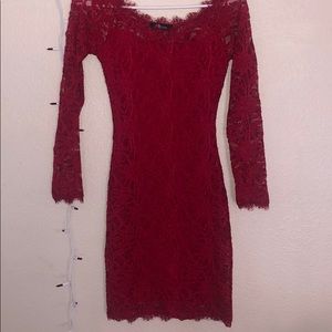 Tight red dress from Macy’s!